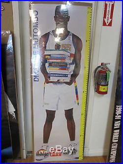 Vintage Dikembe Mutombo 7'2 Denver Nuggets MBA player poster 6535