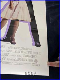 Vintage Dirty Dancing 1987 ORIGINAL 27X41 MOVIE POSTER PATRICK SWAYZE EUC