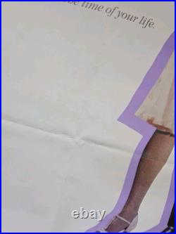 Vintage Dirty Dancing 1987 ORIGINAL 27X41 MOVIE POSTER PATRICK SWAYZE EUC