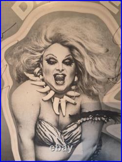 Vintage Divine Autographed Original Broadway Poster C1979