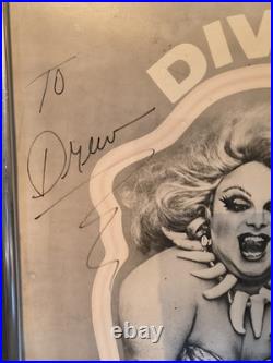 Vintage Divine Autographed Original Broadway Poster C1979