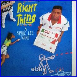 Vintage Do The Right Thing Spike Lee Movie Poster Original 1989