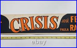 Vintage Door Top Movie Banner #7 1950 Crisis Cary Grant Mgm Film Poster Promo