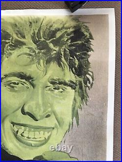 Vintage Dr Jekyll And Mr Hyde Movie Poster Paramount Films Advertisement Promo
