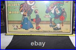 Vintage Drury Lane Pantomime Babes In The Wood Poster