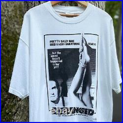 Vintage Ed Gein Deranged Movie Poster Horror Serial Kiler T-Shirt Size XL
