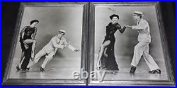 Vintage FRED ASTAIRE & CYD CHARISSE BAND WAGON Framed Photos 17.5 x 22 VF