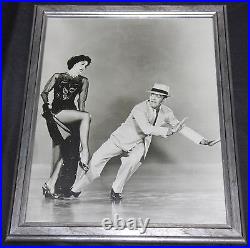 Vintage FRED ASTAIRE & CYD CHARISSE BAND WAGON Framed Photos 17.5 x 22 VF