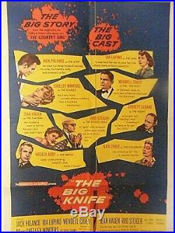 Vintage Film Poster The Big Knife Limited Edition Poster