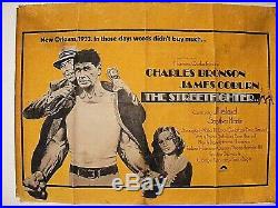 Vintage Film Poster The Street Fighter Charles Bronson James Coburn