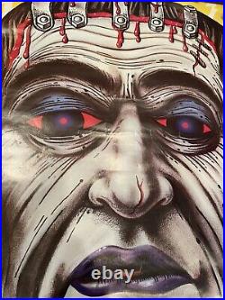 Vintage Frankenstein Famous Monsters Poster You Light Up My Life Universal