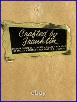 Vintage Franklyn Picture Co. Bar Guide Poster RARE 21x29 Inch Original