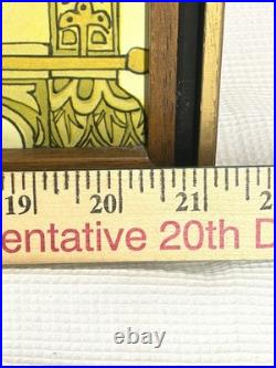 Vintage Franklyn Picture Co. Bar Guide Poster RARE 21x29 Inch Original