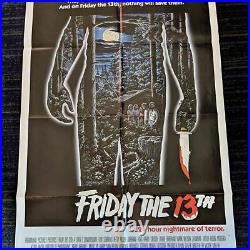 Vintage Friday the 13th Movie Poster
