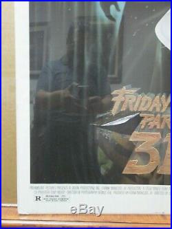 Vintage Friday the 13th part 3 3D poster movie 12962