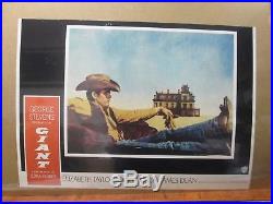 Vintage GIANT Movie Poster James Dean Rock Hudson Elizabeth Taylor 1986 Inv#G393
