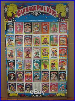 Vintage Garbage Pail Kids Poster poster cartoon Chewing Gum 1985 Topps 2638