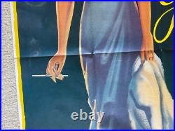 Vintage Gilda Classic Movie Poster Rita Hayworth French 1 Panel Grande R-1972