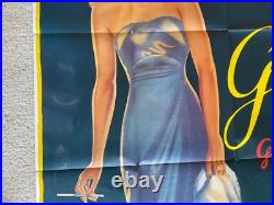 Vintage Gilda Classic Movie Poster Rita Hayworth French 1 Panel Grande R-1972