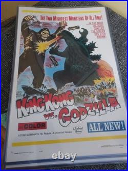 Vintage Godzilla/ Monster Movie Poster Prints Lot All Posters 11×17. 7 Posters