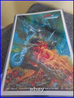 Vintage Godzilla/ Monster Movie Poster Prints Lot All Posters 11×17. 7 Posters