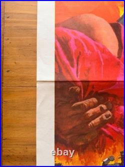 Vintage Gone With The Wind 1968 MGM Re-release Movie Poster 27 X 41