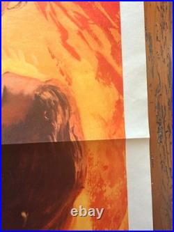 Vintage Gone With The Wind 1968 MGM Re-release Movie Poster 27 X 41