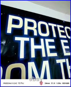 Vintage Grail 1997 Life Size Men In Black Movie Promo Poster