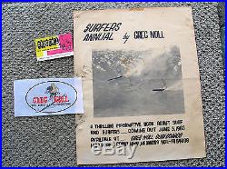 Vintage Greg Noll surfboard movie poster lam card surfing set 1960s rick griffin