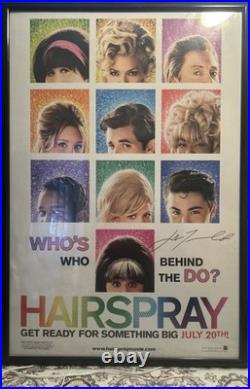 Vintage Hairspray signed movie Poster John Travolta. 2007 Limited Run