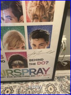 Vintage Hairspray signed movie Poster John Travolta. 2007 Limited Run