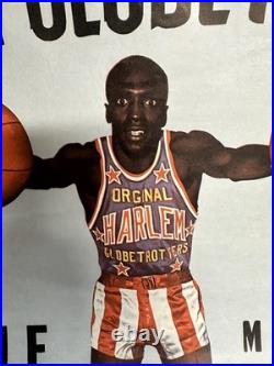 Vintage Harlem Globetrotters Poster France French Liqueur Suze Basketball 1960's