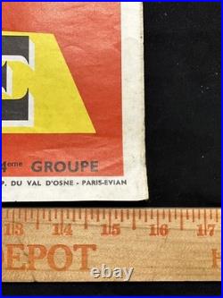 Vintage Harlem Globetrotters Poster France French Liqueur Suze Basketball 1960's