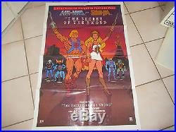 Vintage He Man And She Ra The Secret Of The Sword Movie Poster One Sheet