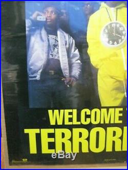 Vintage Hip hop school Rap poster Public Enemy the tour Terrordome 1990 13348
