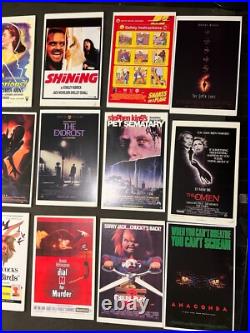 Vintage Horror movie posters mounted