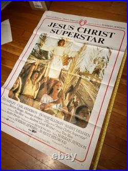 Vintage JESUS CHRIST SUPERSTAR Movie Poster Italy Italian RARE VERSION X1