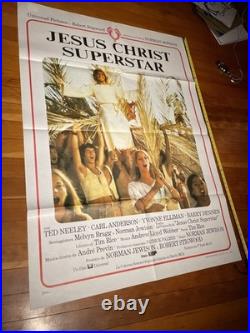Vintage JESUS CHRIST SUPERSTAR Movie Poster Italy Italian RARE VERSION X1