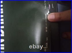 Vintage Jean Claude Van Damme Poster 26x38 Original 1980s Italy Licensed