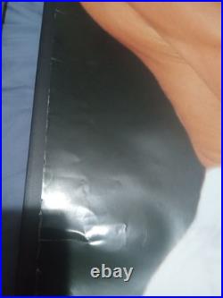 Vintage Jean Claude Van Damme Poster 26x38 Original 1980s Italy Licensed