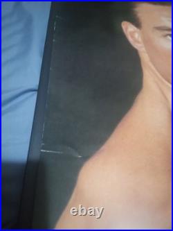 Vintage Jean Claude Van Damme Poster 26x38 Original 1980s Italy Licensed