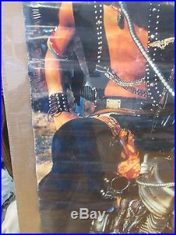 Vintage Jimi Hendrix Motorcycle Large rock N' Roll poster 11683