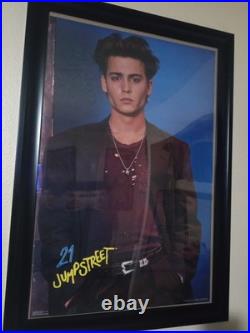 Vintage Johnny Depp Poster 1988 Original 22x34 Rare