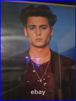 Vintage Johnny Depp Poster 1988 Original 22x34 Rare