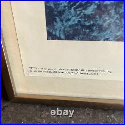 Vintage Johnny Weissmuller Tarzan Autographed Lithograph Poster 517/1500