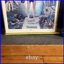 Vintage Johnny Weissmuller Tarzan Autographed Lithograph Poster 517/1500
