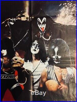 Vintage KISS Attack of the Phantoms ITALIAN Movie Poster Original 39x55 HUGE