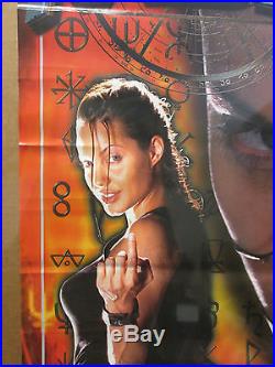 Vintage Lara Croft Tomb Raider original movie poster Angelina Jolie 8402