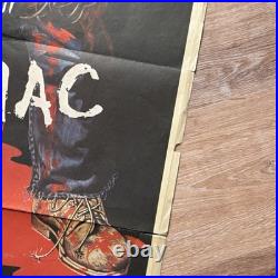 Vintage MANIAC 1980 Original Folded Horror Film Movie Poster 27x40 Spain