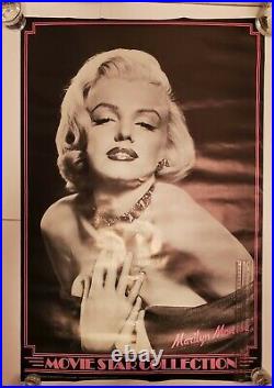 Vintage Marilyn Monroe Poster 1981 Movie Star Collection Verkerke 36.25x24.25